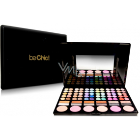 Be Chic! Beauty Art 72 očných tieňov, 6 tváreniek, 85 g, kozmetická sada