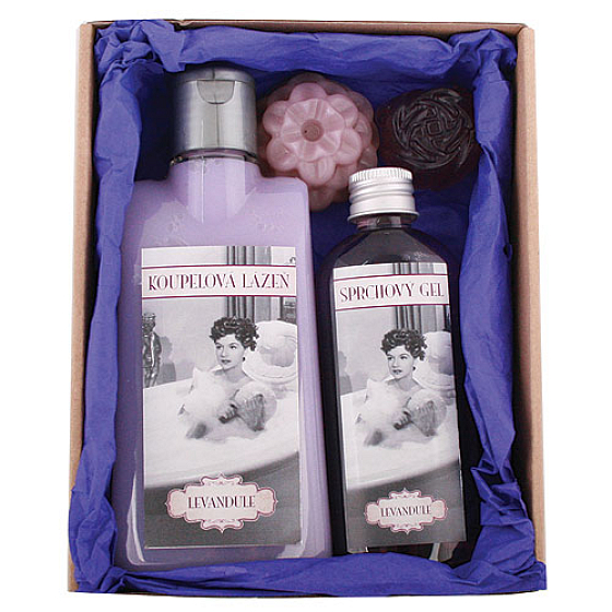 Bohemia Gifts Ladies Spa pre dámy kúpeľ 200 ml + sprchový gél 100 ml + mydlo 2 kusy, kozmetická sada