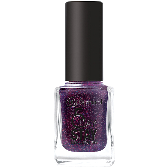 Dermacol 5 Day Stay Dlhotrvajúci lak na nechty 24 Royal Plum 11 ml