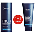 Ziaja Men Duo Concept hydratačný krém 50 ml + balzam po holení 75 ml, duopack