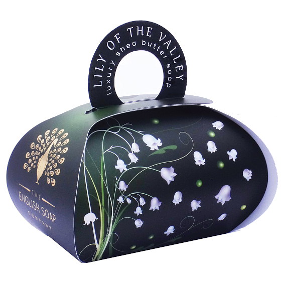 English Soap Konvalinka z údolia prírodné parfumované mydlo s bambuckým maslom 260 g