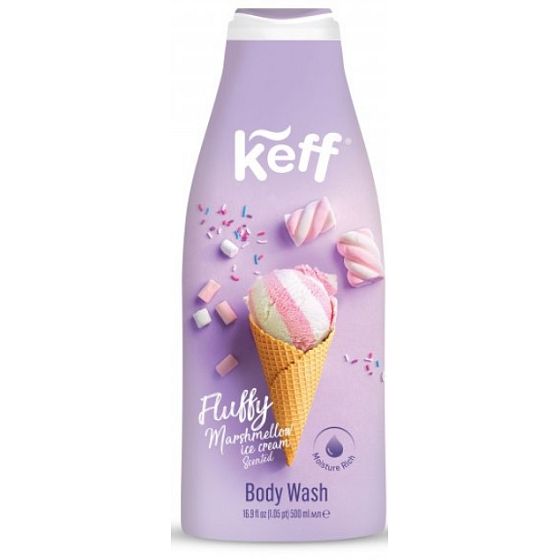 Keff Marshmallow umývací gél na telo 500 ml