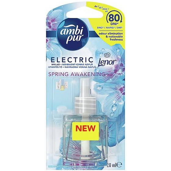 Ambi Pur Electric Lenor Spring Awakening osviežovač vzduchu do elektrického odparovača náhradná náplň 20 ml
