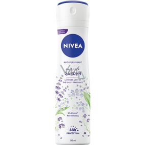 Nivea Miracle Garden Levander & Lily of The Valley 48h antiperspirant deodorant v spreji pre ženy 150 ml