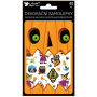 Halloweenske samolepky 40 kusov 10,5 x 18 cm