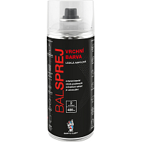 BALSPREJ vrchná univerzálna akrylová farba v spreji, RAL 9010 biela lesk, 400 ml