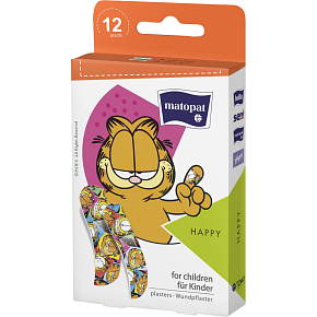 Matopat Happy náplasti pre deti, 12 ks