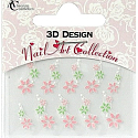 Absolute Cosmetics Nail Art 3D nálepky na nechty 1 aršík