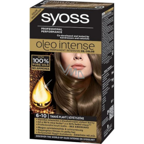 Syoss Oleo Intense Color farba na vlasy bez amoniaku 6-10 Tmavo plavý