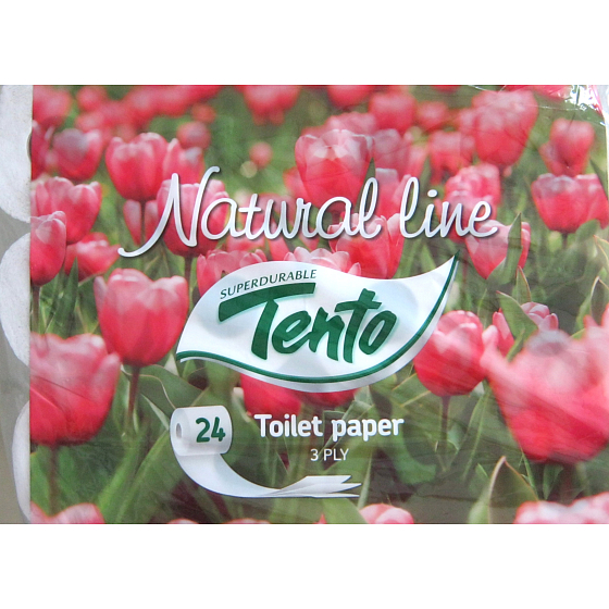 Tento Natural Line toaletný papier 3 vrstvový 24 kusov