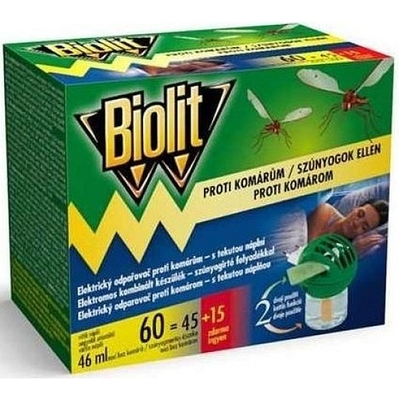 Biolit Proti komárom elektrický odparovač proti komárom s tekutou náplňou 60 nocí 46 ml