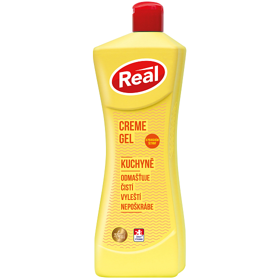 Real Creme Gel Kuchyňa krémový gél na indukčné, sklokeramické platne a ďalšie citlivé povrchy 650 g