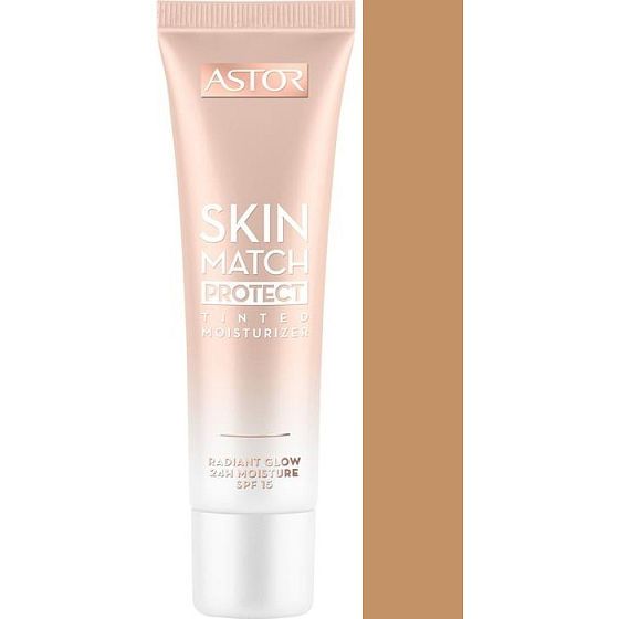 Astor Skin Match Protect Tinted Moisturizer tónovací hydratačný krém 002 Medium / Dark 30 ml