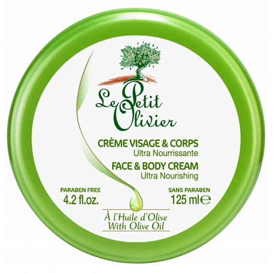 Le Petit Olivier Olivový olej ultra vyživujúci pleťový a telový krém 125 ml