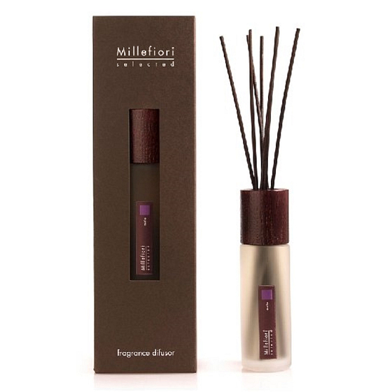 Millefiori Milano Selected Mirto - Myrta Difuzér 100 ml + 7 stebiel v dĺžke 28 cm do menších priestorov vydrží 5-6 týždňov