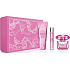 Versace Bright Crystal Absolu toaletná voda pre ženy 90 ml + sprchový gel 150 ml + toaletná voda 10 ml, darčeková sada