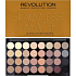 Makeup Revolution Ultra Eyeshadows paletka 32 očných tieňov Flawless Matte 16 g