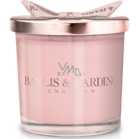 Baylis & Harding Jojoba, Vanilka a Mandľový olej vonná sviečka sklo 360 g
