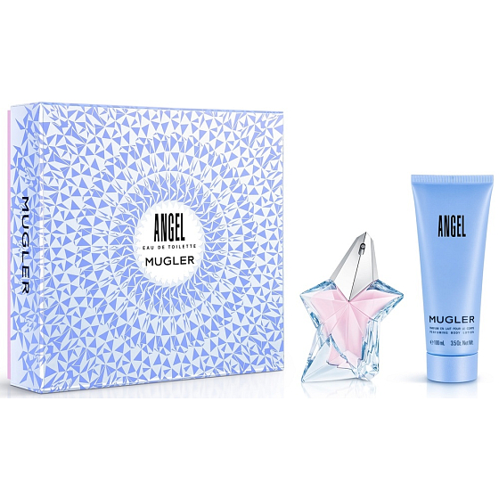 Thierry Mugler Angel New Eau de Parfum toaletná voda pre ženy 50 ml + telové mlieko 100 ml, darčeková sada