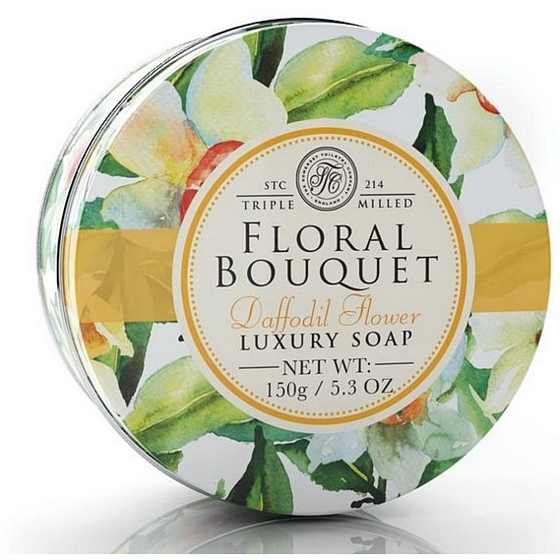 Somerset Toiletry Narcis toaletné mydlo v plechu 150 g