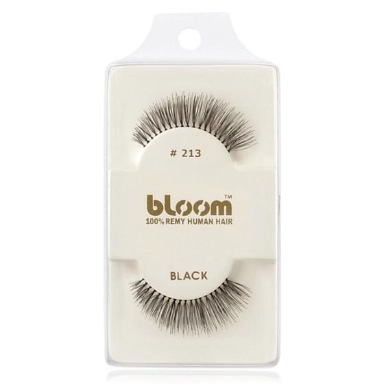 Bloom Natural nalepovacie riasy z prírodných vlasov obloučkové čierne No.213