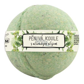 Bohemia Gifts Olivový olej šumivá penivá guľa 100 g