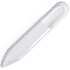 Bohemia Crystal Pilník sklenený stredný biely 14 cm 1 kus