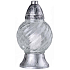 Bolsius Sklenená lampa Guľa strieborná 27 cm 90 g