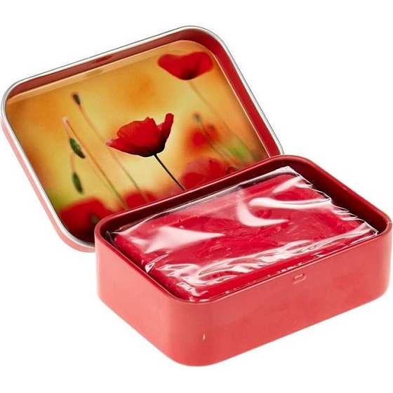Esprit Provence Toaletné mydlo Poppy Marseille v plechovke 60 g