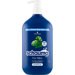 Schauma Men Classic šampón na vlasy pre mužov, 750 ml