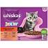 Whiskas Junior klasické jedlá v šťave hovädzie, kuracie, jahňacie, hydinové kapsičky v šťave 12 x 85 g