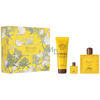 Versace Eros Energy Pour Homme parfémovaná voda 100 ml + sprchový gel 150 ml + parfémovaná voda 5 ml, dárková sada pre mužov