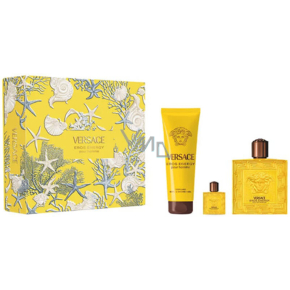 Versace Eros Energy Pour Homme parfémovaná voda 100 ml + sprchový gel 150 ml + parfémovaná voda 5 ml, dárková sada pre mužov