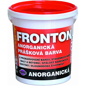 Fronton prášková farba do stavebných zmesí malt a betónov, 0610 svetlo žltá, 800 g