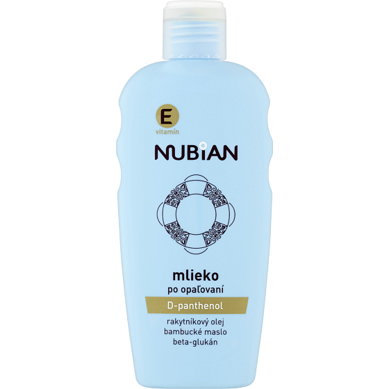 Nubian D-panthenol mlieko po opaľovaní, 200 ml