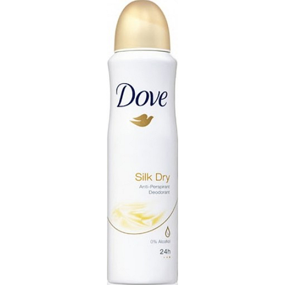 Dove Silk Dry antiperspirant dezodorant sprej pre ženy 150 ml