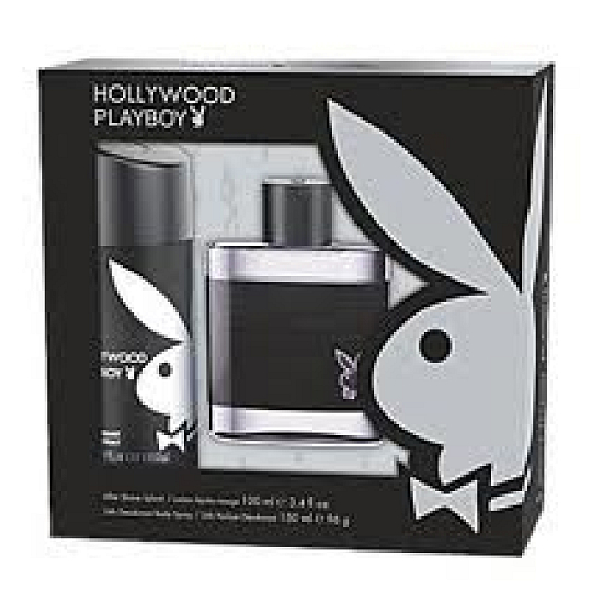Playboy Hollywood dezodorant sprej 150 ml + voda po holení 100 ml, kozmetická sada