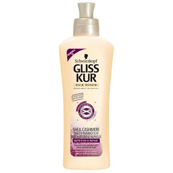 Gliss Kur Shea Cashmere okamžitá bezoplachová regeneračná kúra 150 ml