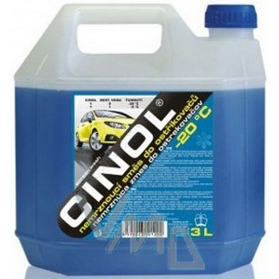 Cinol -20 ° C nemrznúcu zmes do ostrekovačov 3 l
