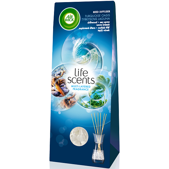 Air Wick Life Scents Tyrkysová lagúna vonné tyčinky 30 ml