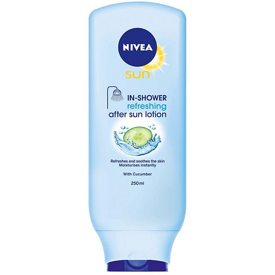 Nivea Sun osviežujúce mlieko po opaľovaní do sprchy 250 ml