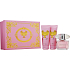 Versace Bright Crystal toaletná voda pre ženy 50 ml + telové mlieko 50 ml + sprchový gél 50 ml, darčeková sada