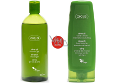 Ziaja Oliva sprchový gél 500 ml + krém na ruky a nechty pre suchú pokožku 80 ml, duopack