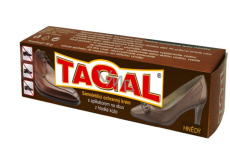 Tagal Hnedý samoleštiaci ochranný krém s aplikátorom na koženú obuv 50 g