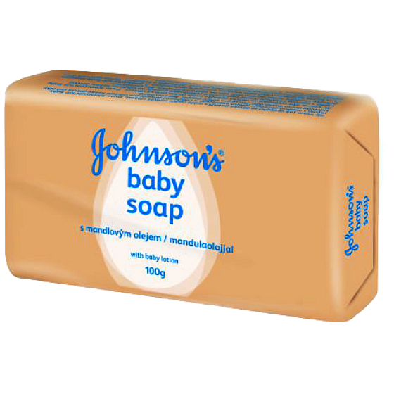 Johnsons Baby Mandľový olej toaletné mydlo pre deti 100 g