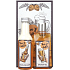 Bohemia Gifts Extrakt z pivných kvasníc a chmeľu, To je dobré, sprchový gél 200 ml + Kúpeľová kúpeľ 200 ml + Obrázok Pivo je dobré...13 x 24 cm kozmetická sada