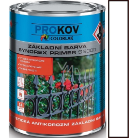 Colorlak Synorex Primer S 2000 syntetická antikorózna základná farba Biela 0,6 l