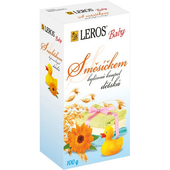 Leros Baby Detská bylinný kúpeľ s nechtíkom 5 x 20 g