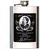 Bohemia Gifts Gentleman nerezová ploskačka na alkohol 200 ml
