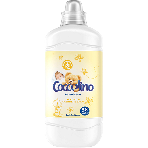 Coccolino Sensitive Cashmere & Almond ultra koncentrovaná aviváž 58 dávok 1,45 l